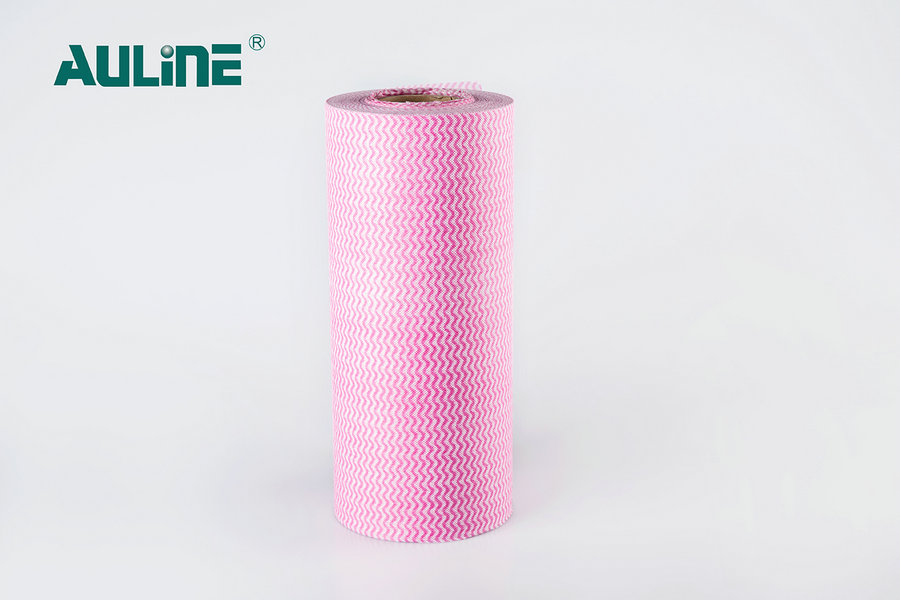 سری Undee Woodpulp چاپ شده از Spunlace Nonwoven Pink